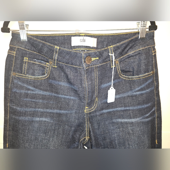 CAbi - Dark Wash - Skinny- Women's size 8 - Picture 4 of 6